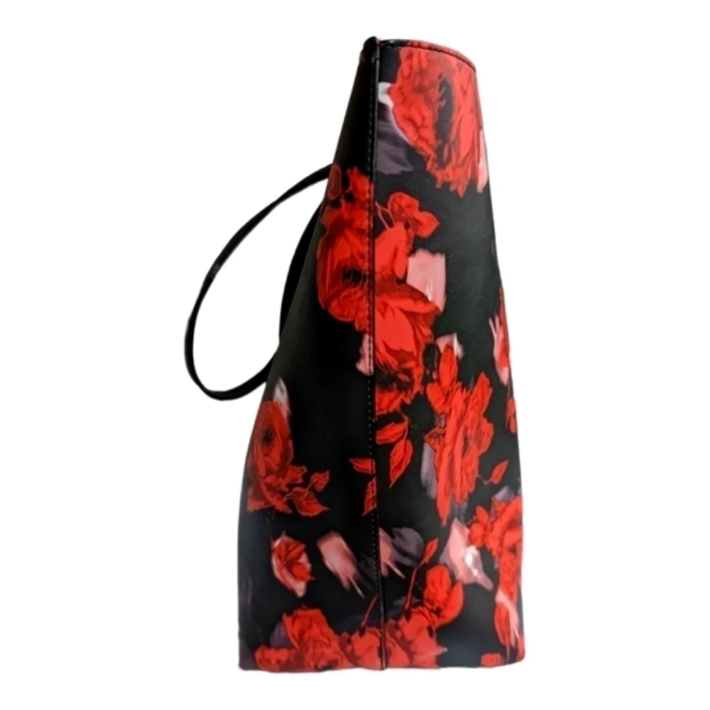Victoria's Secret Limited Edition 2019 Large Dark Floral Rose Tote Bag